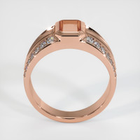 14K Rose Gold Men's Ring Setting Image