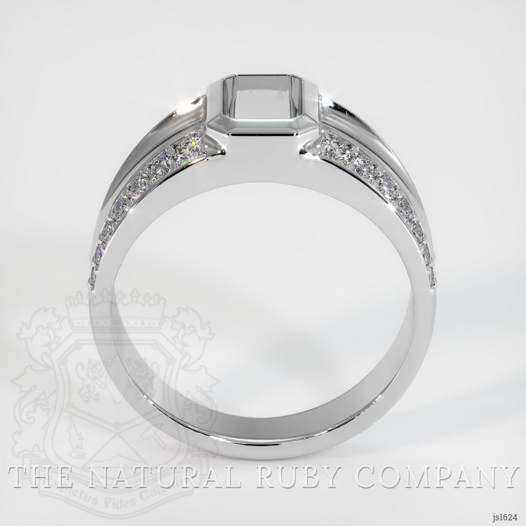 18K White Gold Men's Ring Setting