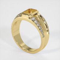 14K Yellow Gold Men's Ring Setting Video