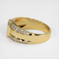 14K Yellow Gold Men's Ring Setting Image