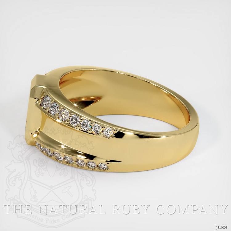 14K Yellow Gold Men's Ring Setting