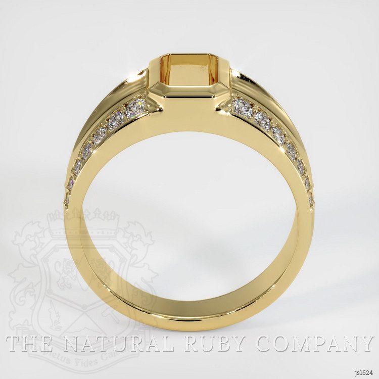 14K Yellow Gold Men's Ring Setting