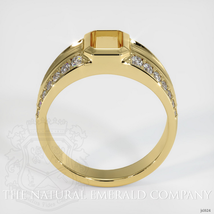 18K Yellow Gold Men's Ring Setting