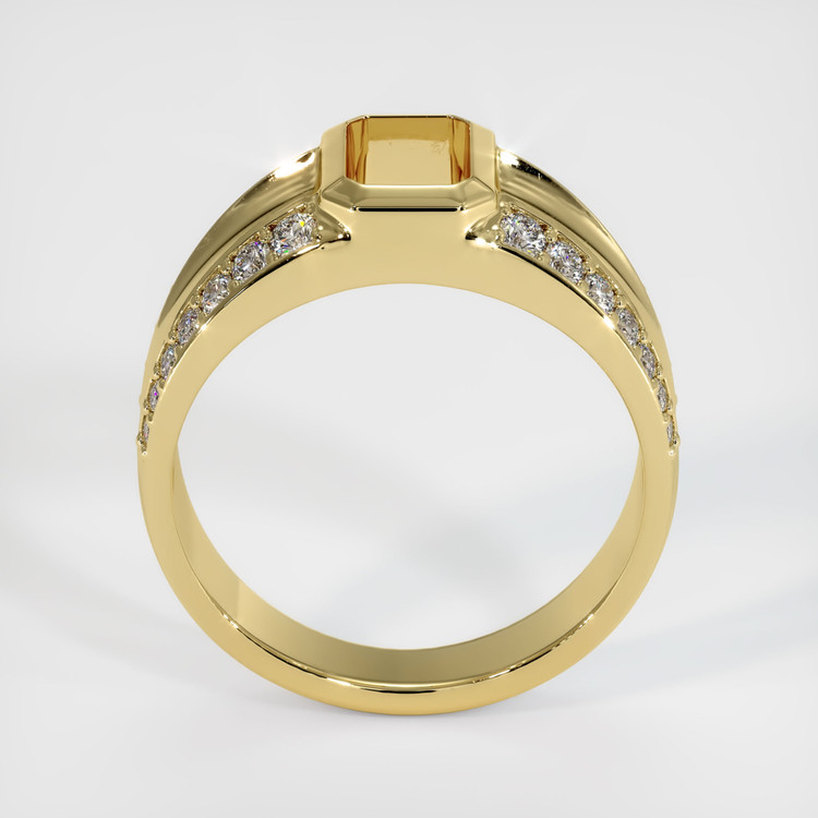 18K Yellow Gold Men's Ring Setting