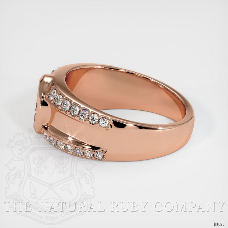 14K Rose Gold Men's Ring Setting