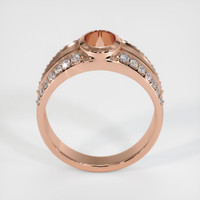14K Rose Gold Men's Ring Setting Image