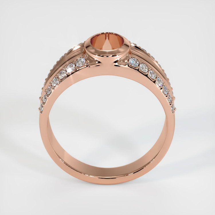 14K Rose Gold Men's Ring Setting