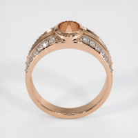 18K Rose Gold Men's Ring Setting Image