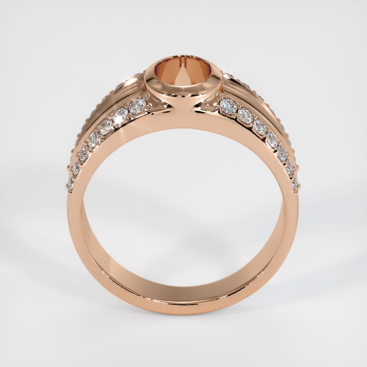 18K Rose Gold Men's Ring Setting