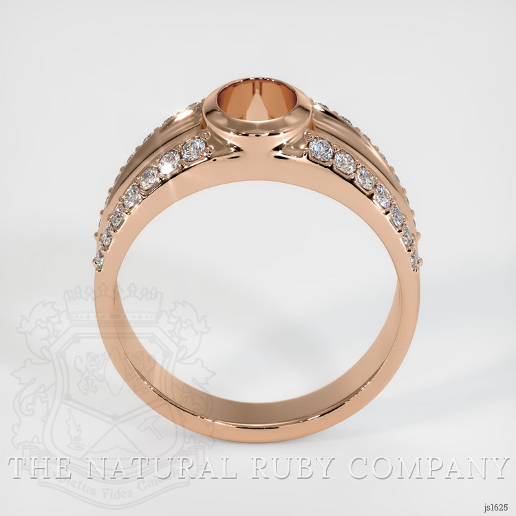 18K Rose Gold Men's Ring Setting