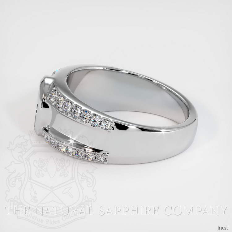18K White Gold Men's Ring Setting
