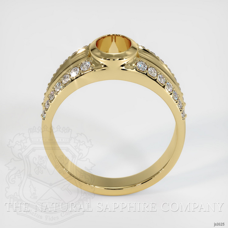 10K Yellow Gold Men's Ring Setting