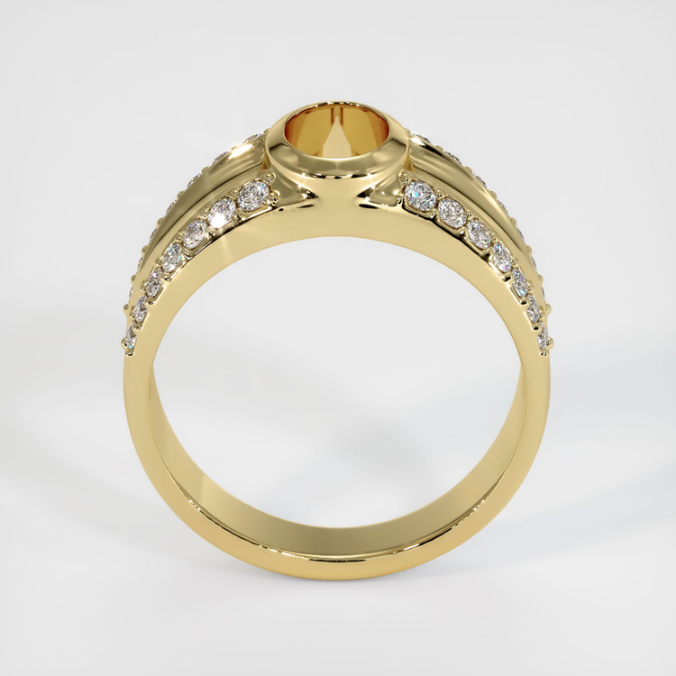10K Yellow Gold Men's Ring Setting