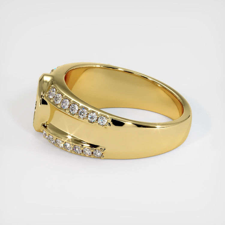 18K Yellow Gold Men's Ring Setting