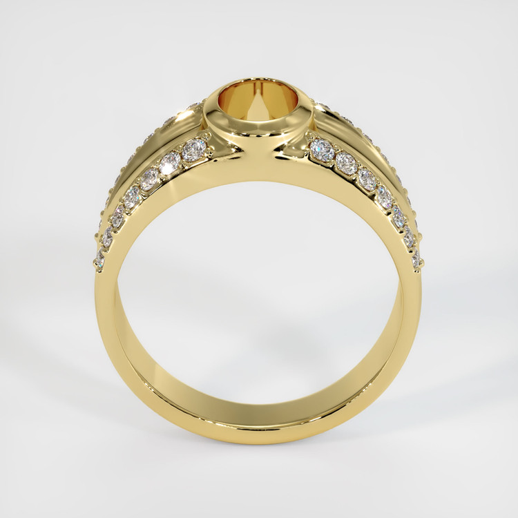 18K Yellow Gold Men's Ring Setting