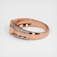 14K Rose Gold Men's Ring Setting Image