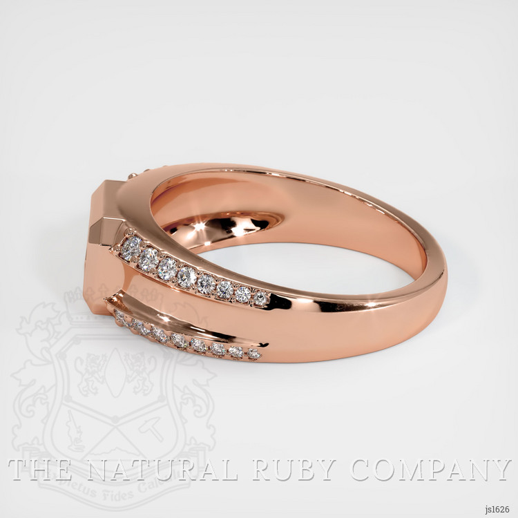14K Rose Gold Men's Ring Setting
