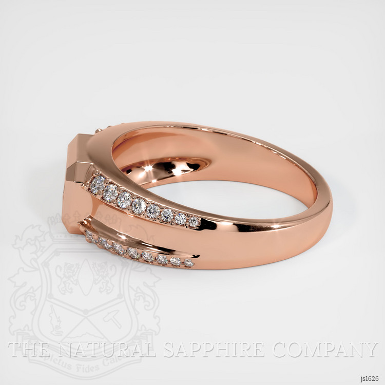 14K Rose Gold Men's Ring Setting