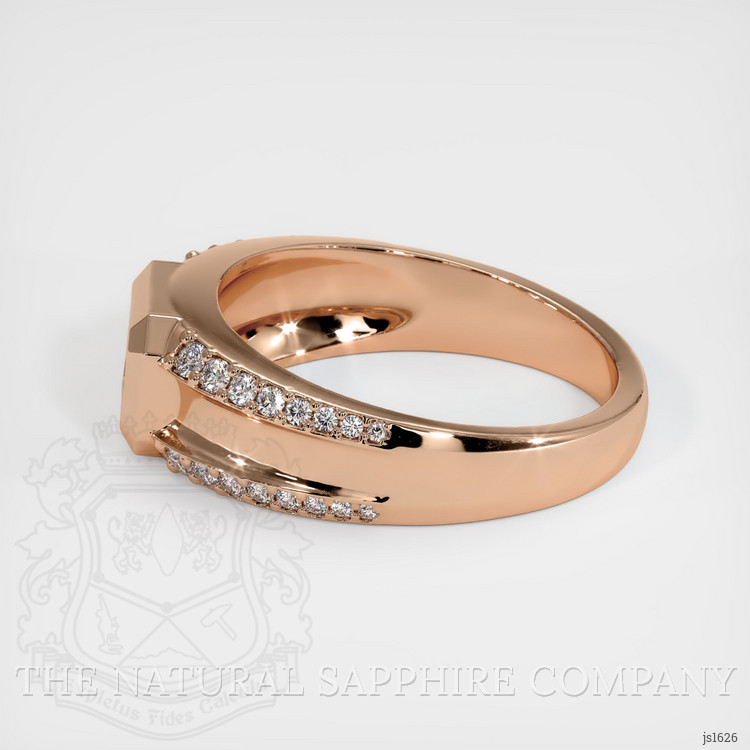 18K Rose Gold Men's Ring Setting
