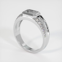 14K White Gold Men's Ring Setting Video