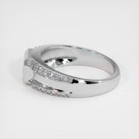 14K White Gold Men's Ring Setting Image