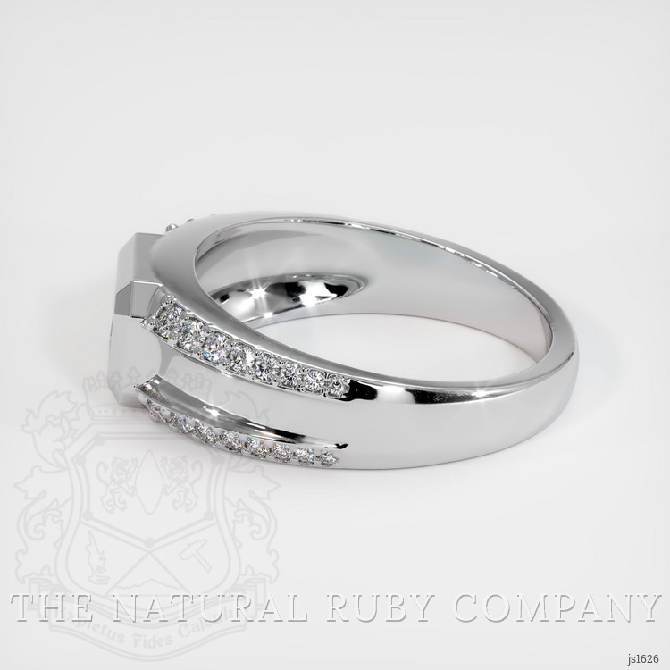 18K White Gold Men's Ring Setting