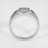 18K White Gold Men's Ring Setting Image