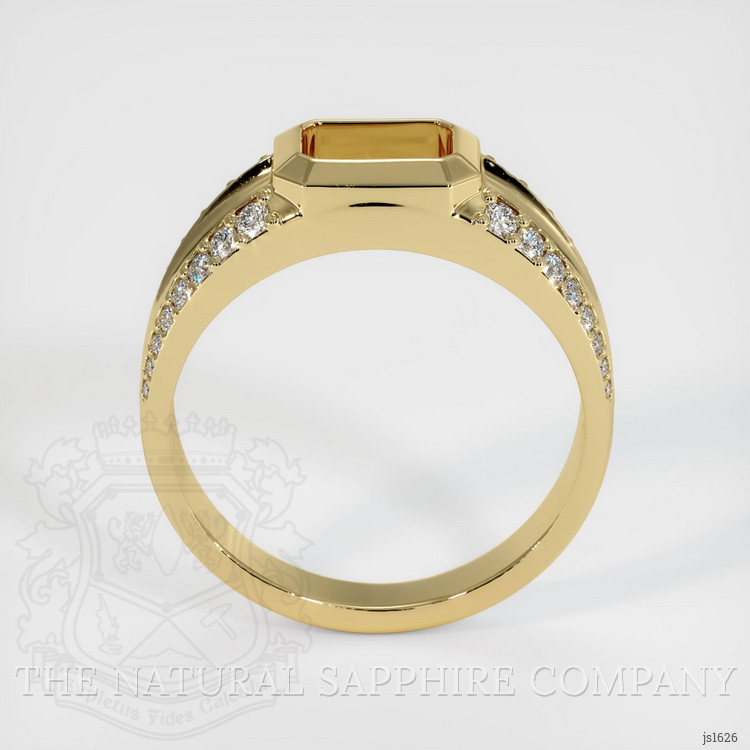 10K Yellow Gold Men's Ring Setting