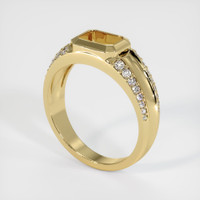 14K Yellow Gold Men's Ring Setting Video