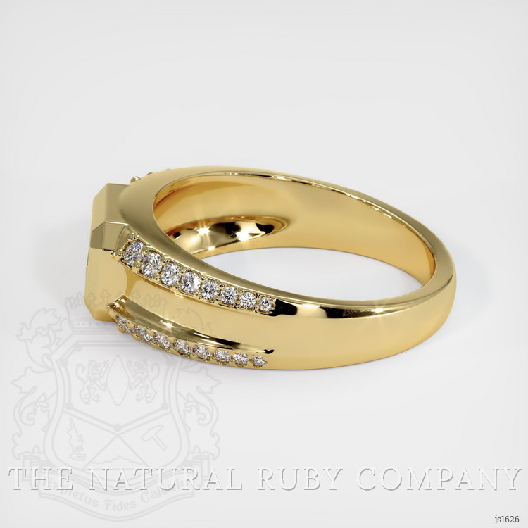 14K Yellow Gold Men's Ring Setting