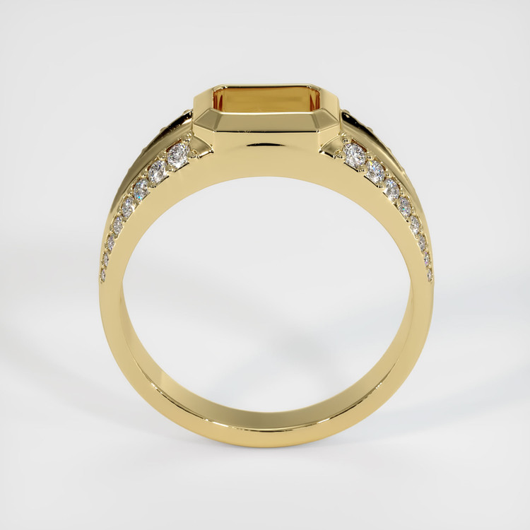 14K Yellow Gold Men's Ring Setting