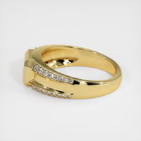 18K Yellow Gold Men's Ring Setting Image