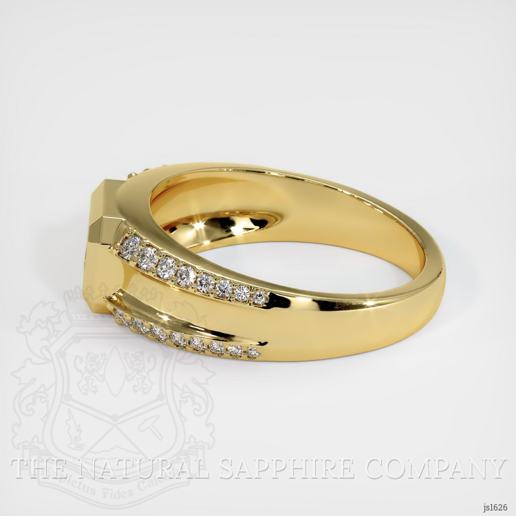 18K Yellow Gold Men's Ring Setting