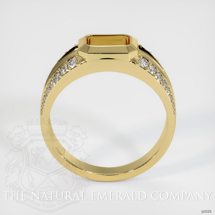 18K Yellow Gold Men's Ring Setting