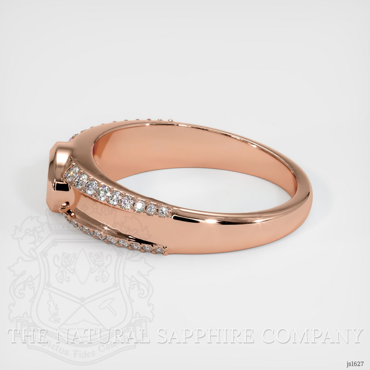 14K Rose Gold Men's Ring Setting