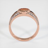 14K Rose Gold Men's Ring Setting Image