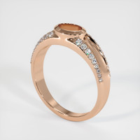 18K Rose Gold Men's Ring Setting Video