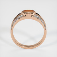 18K Rose Gold Men's Ring Setting Image