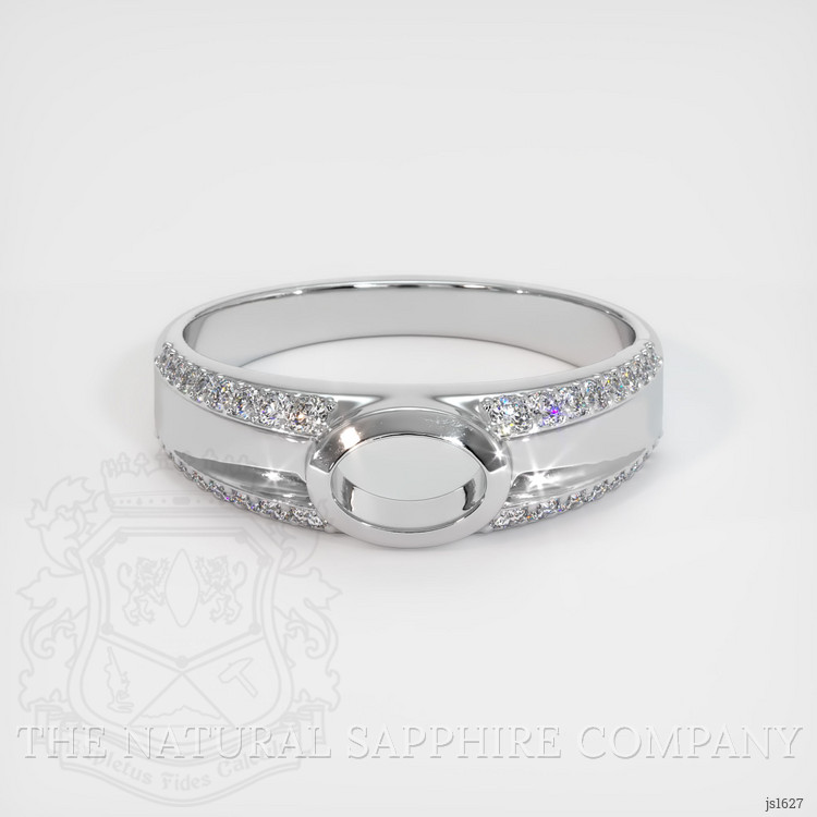 Silver Men's Ring Setting