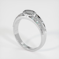 10K White Gold Men's Ring Setting Video