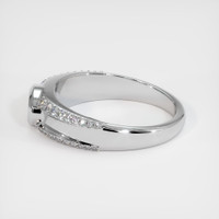 14K White Gold Men's Ring Setting Image
