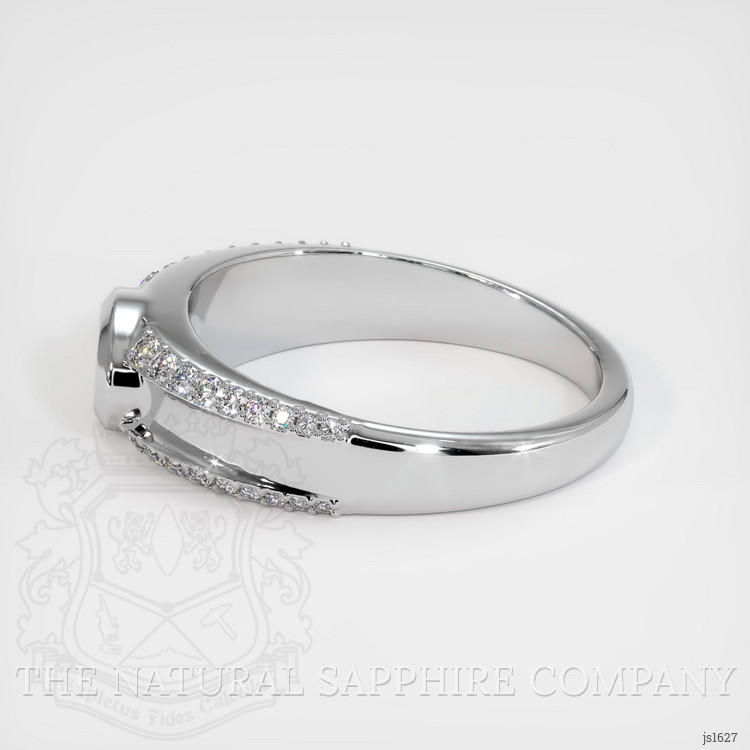 14K White Gold Men's Ring Setting