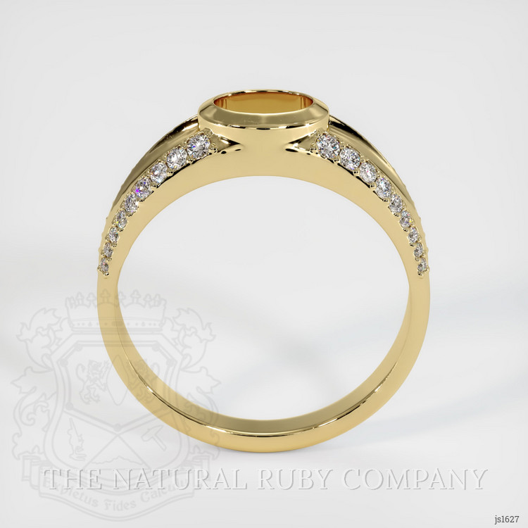 10K Yellow Gold Men's Ring Setting