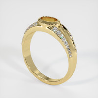 18K Yellow Gold Men's Ring Setting Video