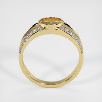 18K Yellow Gold Men's Ring Setting Image