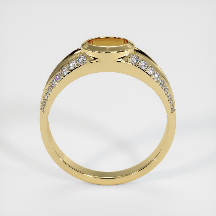 18K Yellow Gold Men's Ring Setting