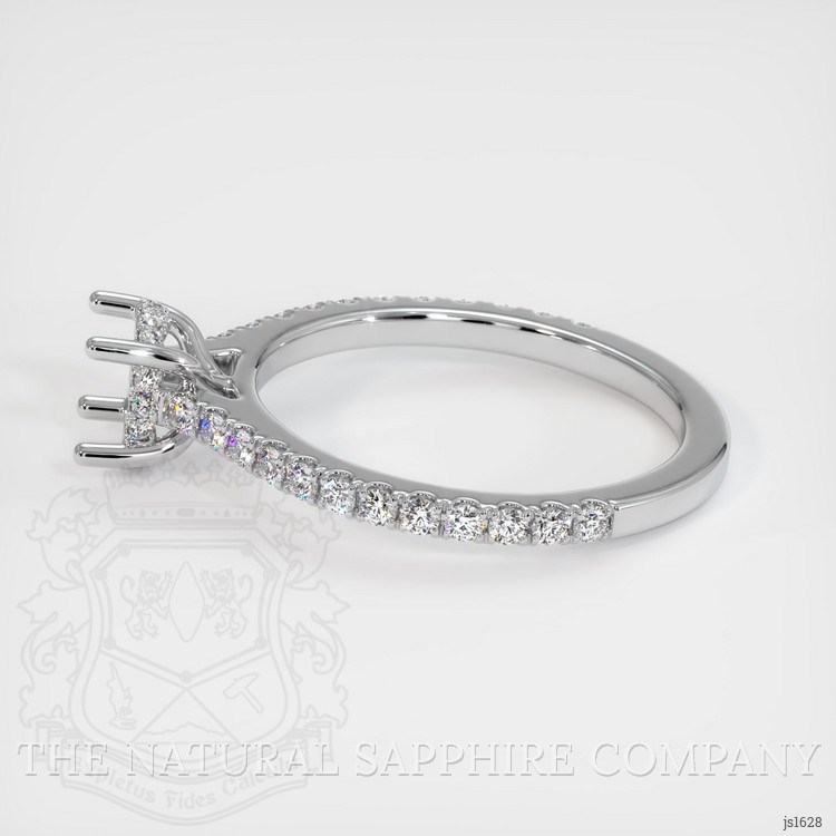 Silver Pave Ring Setting