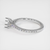 18K White Gold Pave Ring Setting Image