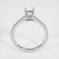 18K White Gold Pave Ring Setting Image