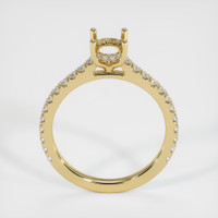 14K Yellow Gold Pave Ring Setting Image